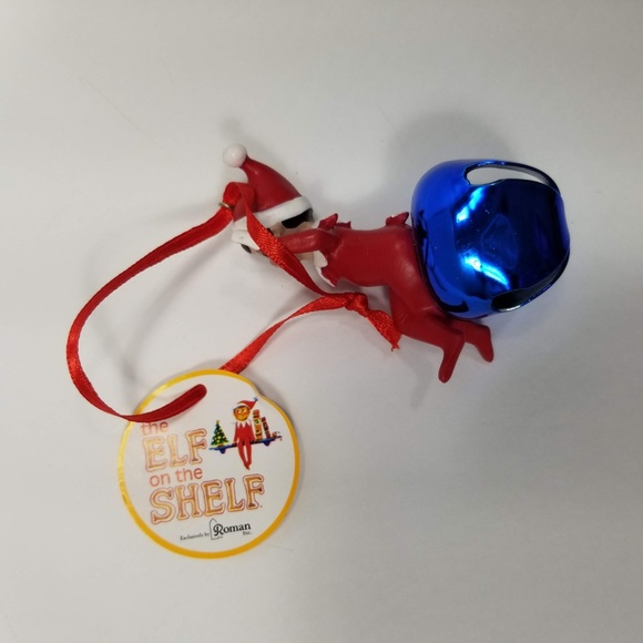 Elf of the Shelf Mini Xmas Ornament Blue Jingle - Picture 4 of 4